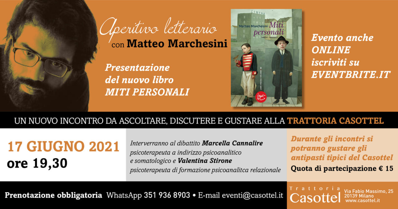 Aperitivo letterario Marchesini Casottel