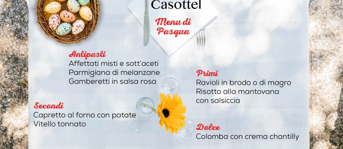 Trattoria Casottel menu di Pasqua