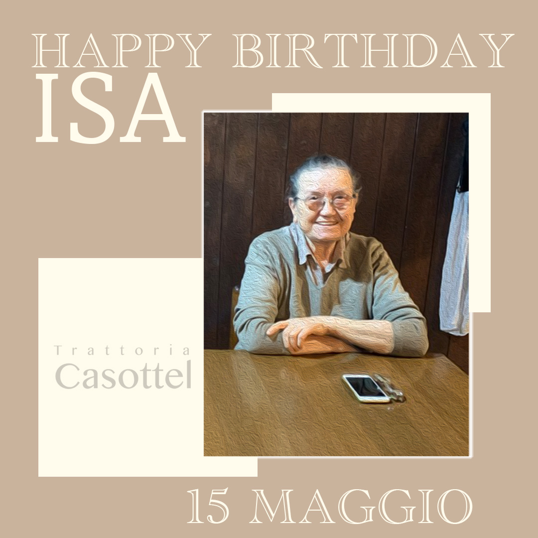 Isa Casottel compleanno