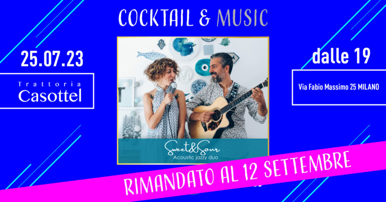 serata di cocktail e musica