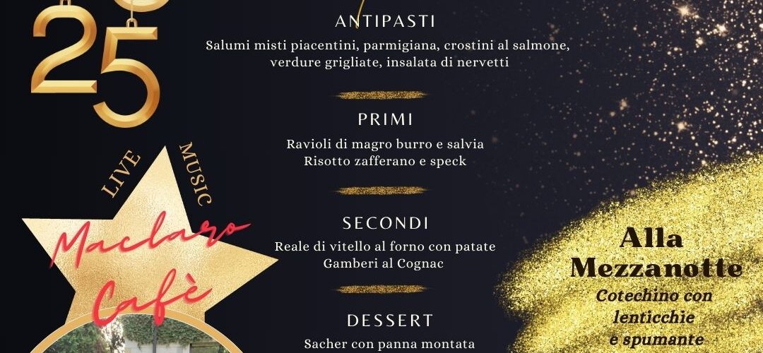 Trattoria Casottel menu capodanno